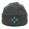 AAVA Nordic Star Grey Knitted Beanie - Mützen - 6417512844901 - 1