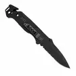SOG Escape Clip Point Serrated Black - Klappmesser - 729857996631 - 7
