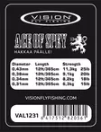 Vision Ace Leader 12' - Nylon-Vorfächer - 6417512820561 - 3