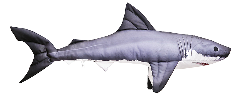 Gaby Great White shark 120cm - Plüschfisch - 5905279175761 - 1