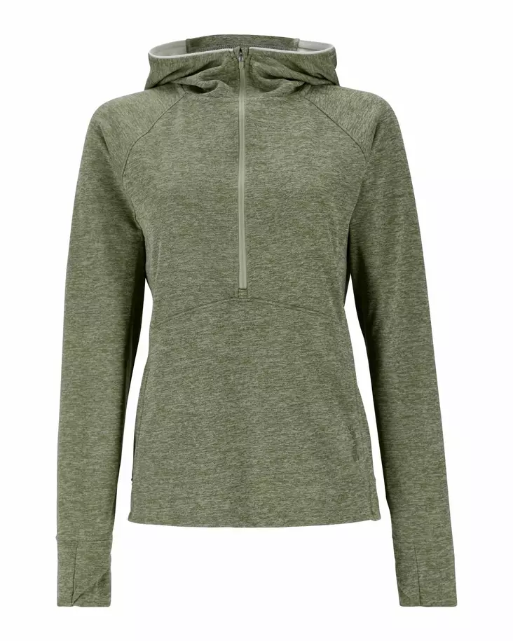 Simms Womens Bugstopper Hoody Aspen Heather - Sweatshirts - 694264679531 - 1