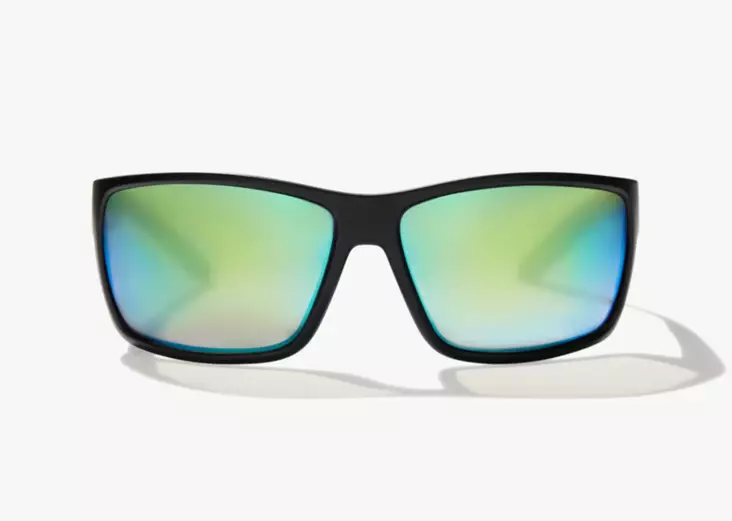 Bajio Bales Beach Black Matte Green Mirror Glass - Glaslinsen - 810070820251 - 2
