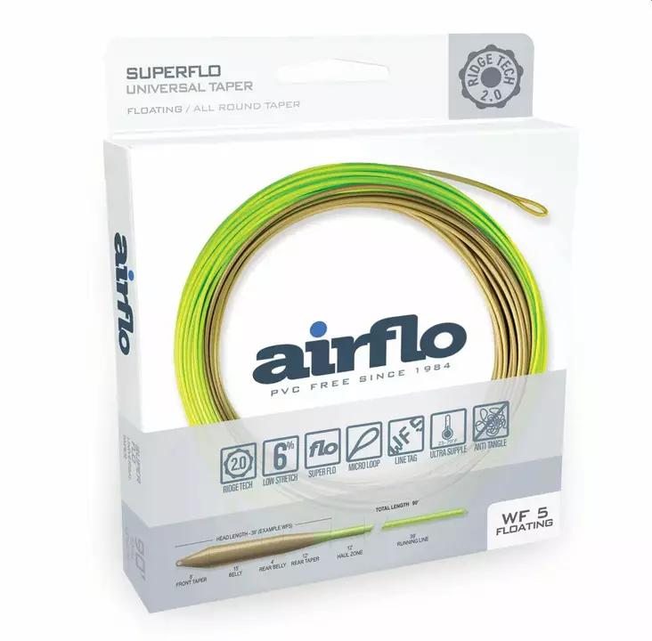 Airflo Superflo Ridge 2.0 Universal Taper - Schwimmend - 614910117101 - 1
