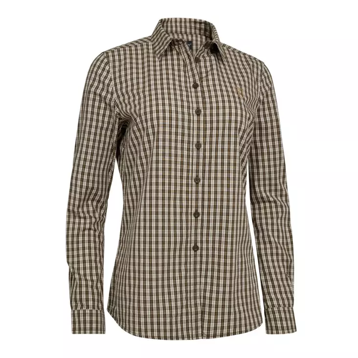 Deerhunter Lady Bridget Shirt Brown Check - Hemden - 5702827251171 - 1