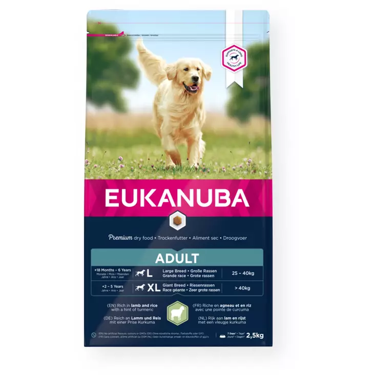 Eukanuba Dog Lamb & Rice Large - Eukanuba - 8710255121161 - 1
