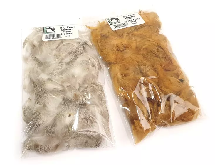 Hareline Big Pack Mallard Flank - Andere Federn und Plüme - 404503000451 - 1