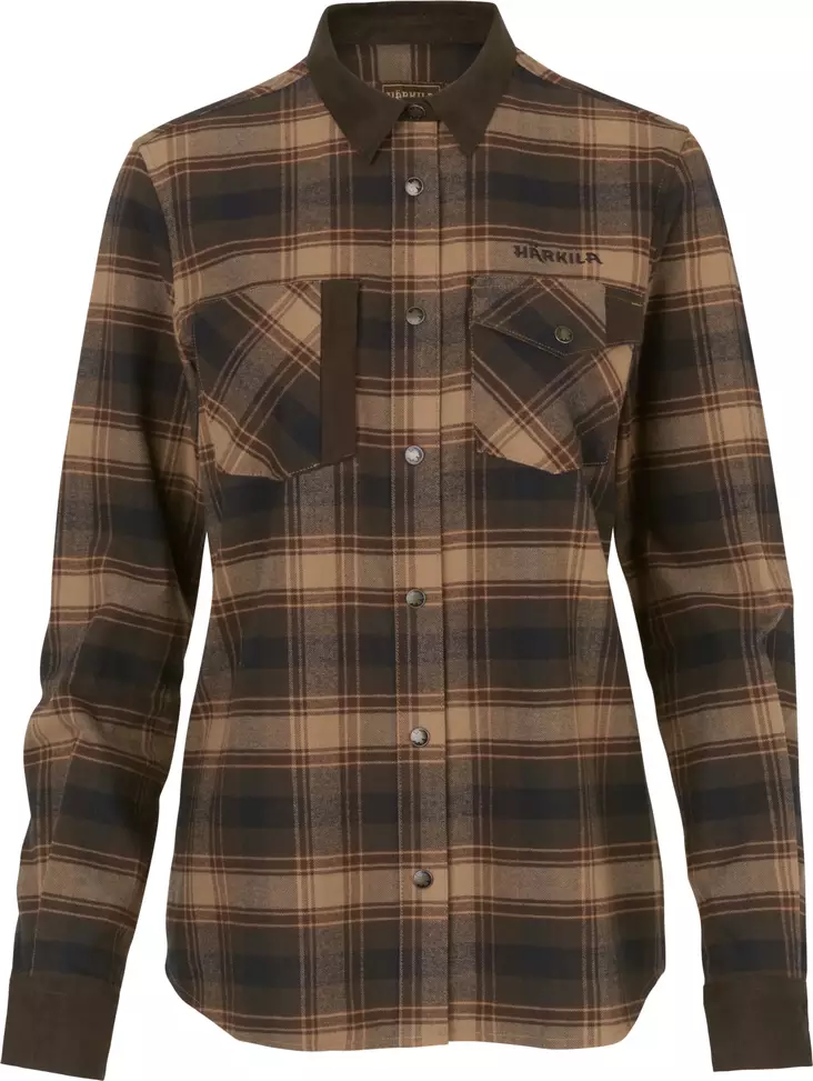 Härkila Aivak L/S Shirt W Burgundy - Hemden - 5714733554741 - 1