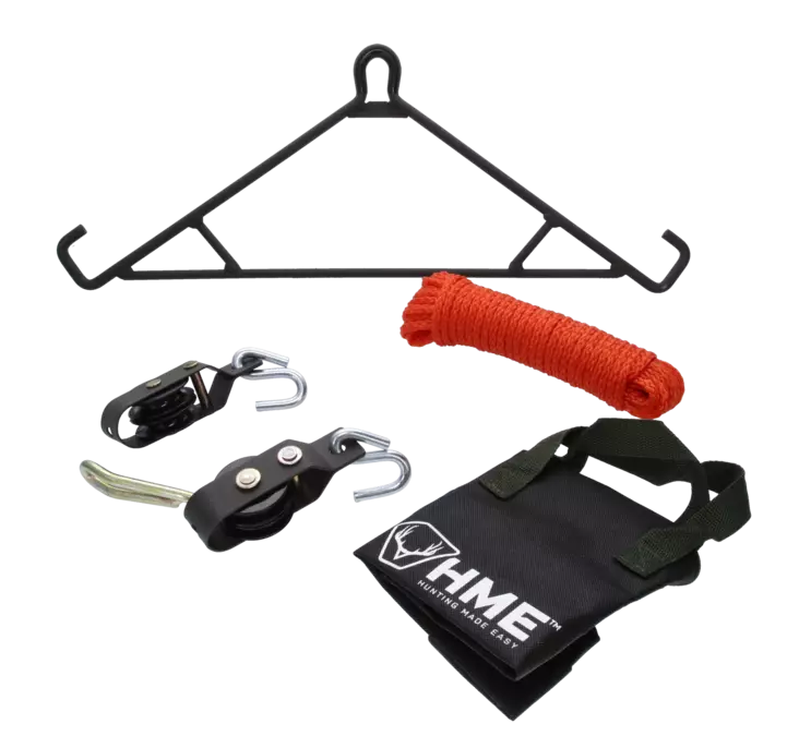 HME Winch 4:1 With Game Hanging Gambrel - Andere Jagdprodukte - 830636002051 - 1