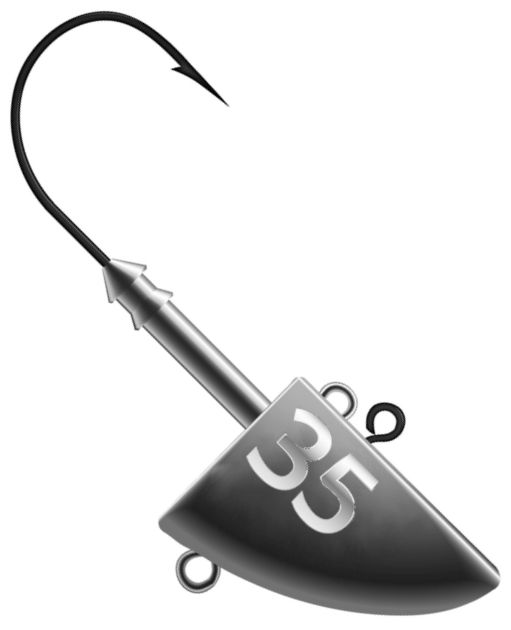 K.P Mustad Fish Head Vertical Jig Head 30g - Jig-Köpfe - 6438239049141 - 1