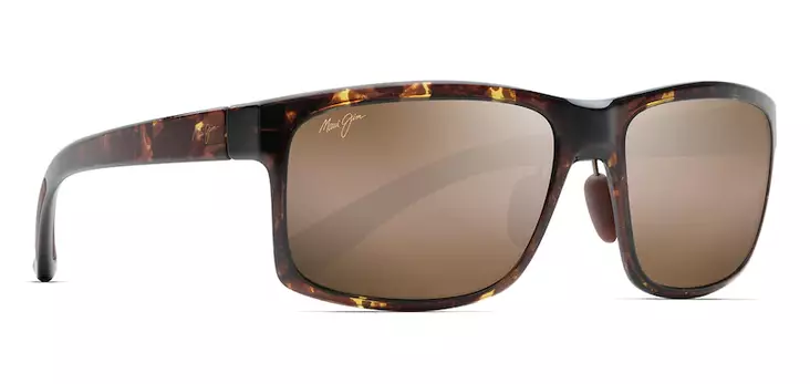 Maui Jim Pokowai Arch - Olive Tortoise Frame with HCL Lens - Kunststofflinsen - 603429050481 - 1