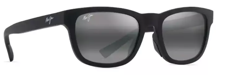 Maui Kapi'i Matte Black Fr - N Grey Lens - Glaslinsen - 603429076771 - 1