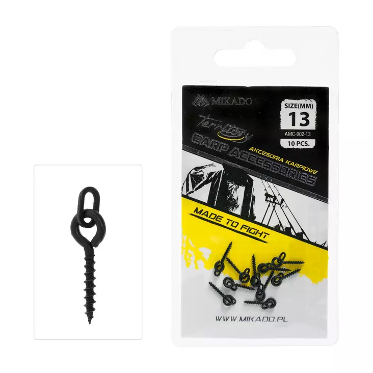 Mikado Boilie Screw Oval Ring 13mm - Köderschrauben - 5900637685531 - 1