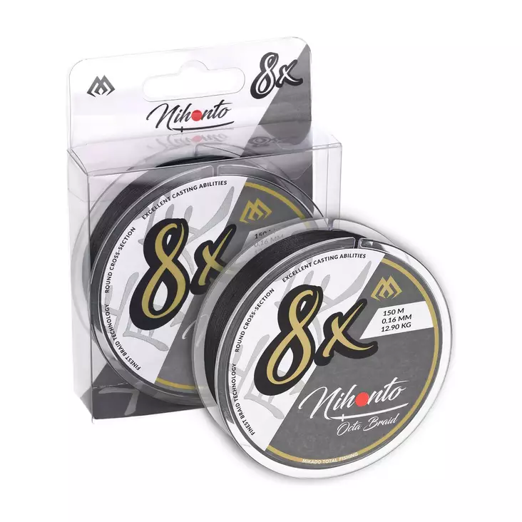 Mikado Nihonto Octa Braid 10m Black - Geflochtene Schnüre - 5900637507611 - 1