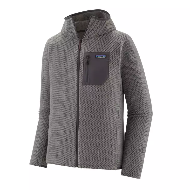Patagonia Mens R1 Air Full-Zip Hoody Forever Grey - Fleece-Hemden - 196924798731 - 1