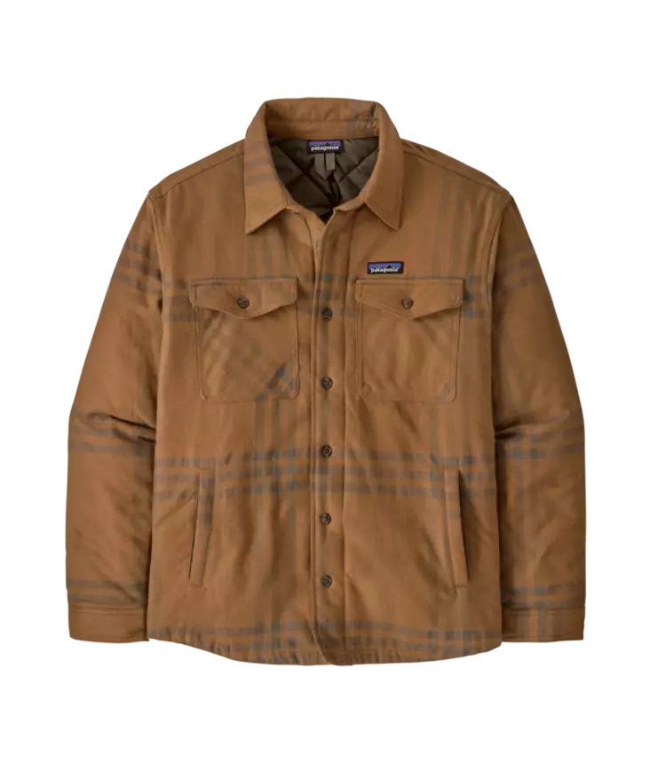 Patagonia M´s Lightweight Insulated Fjord Flannel Shirt Defend Deer Brown - Hemden - 198077198451 - 1