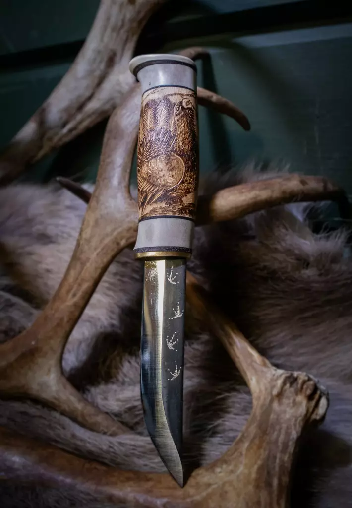 Pohjolan Tulet Balzender Auerhahn - Messer und Klingen - 55002500011 - 1