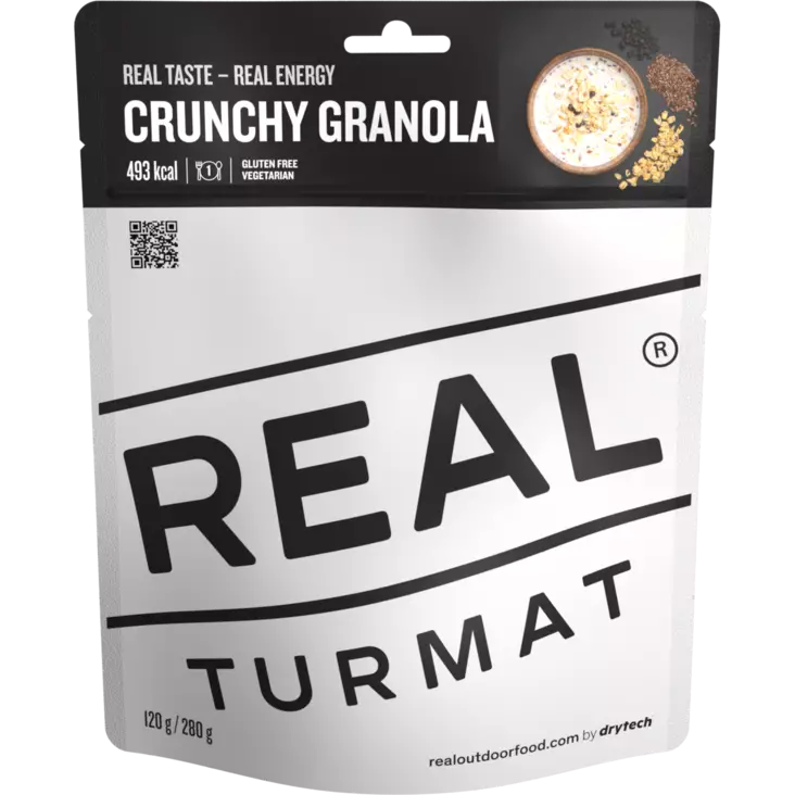 Real Turmat Crunchy Granola - Campingmahlzeiten - 7036480060541 - 2