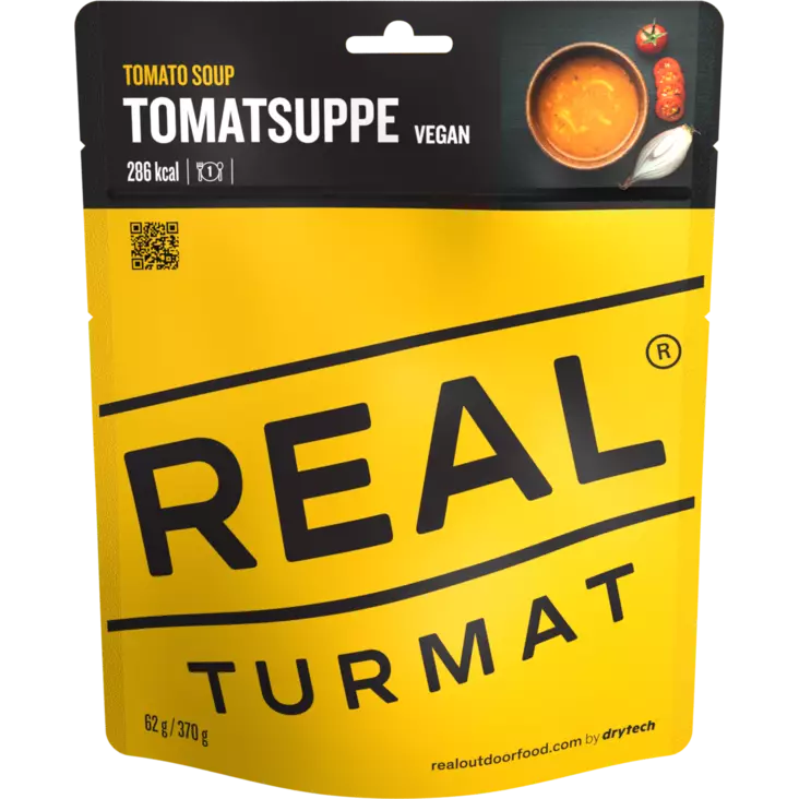 Real Turmat Tomato Soup - Campingmahlzeiten - 7036480060831 - 2