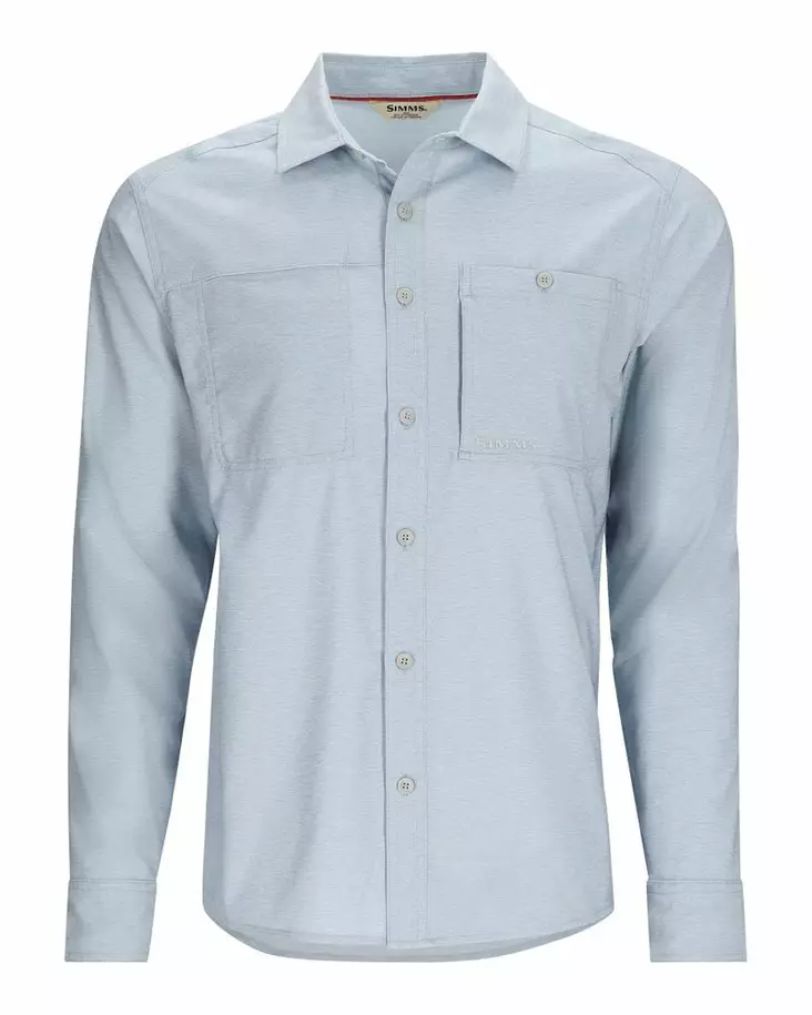 Simms Challenger Shirt Steel Blue - Hemden - 694264640111 - 2