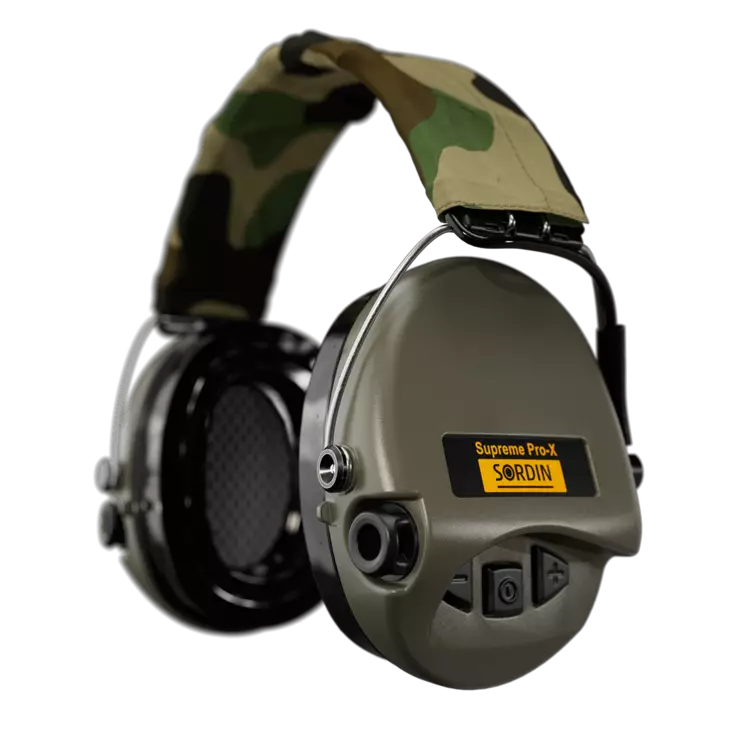 Sordin Supreme Pro-X Led Gel Green-Camo - Gehörschutz - 7392749008991 - 3