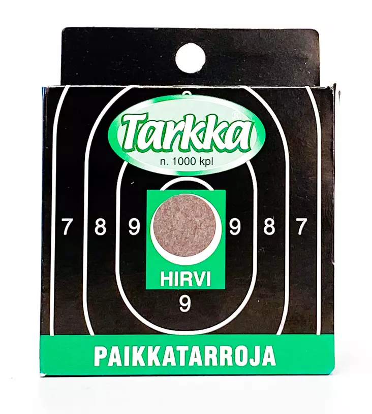 Tarkka Paikkatarra 16mm Hirvi - Schießaufkleber - 6410362412351 - 1