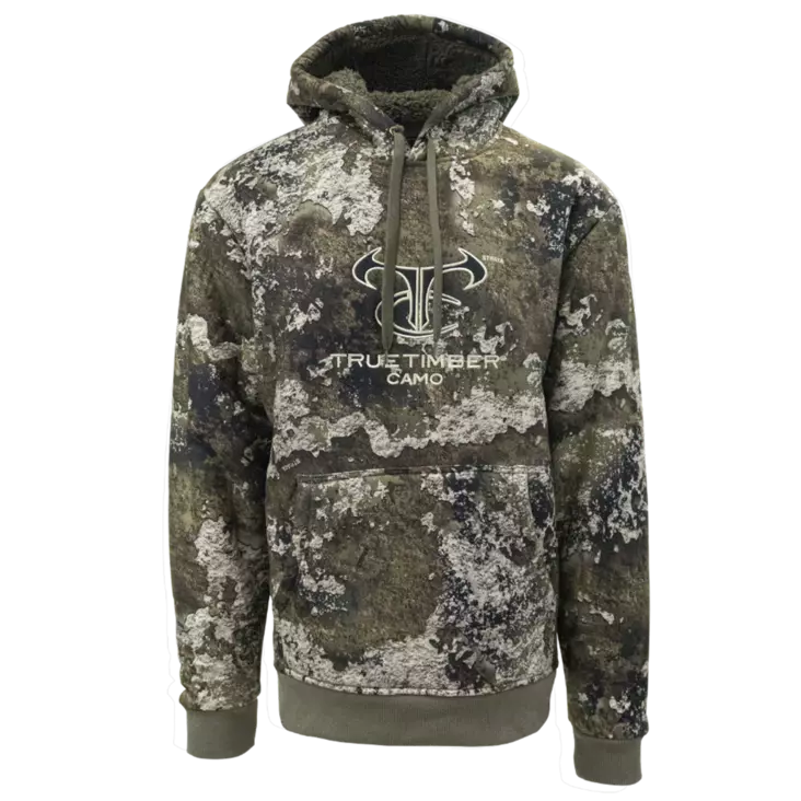 TrueTimber High Pile Fleece Hoodie Strata - Hemden - 841985147331 - 1