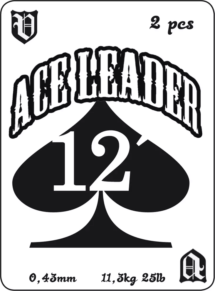 Vision Ace Leader 12' - Nylon-Vorfächer - 6417512820561 - 2