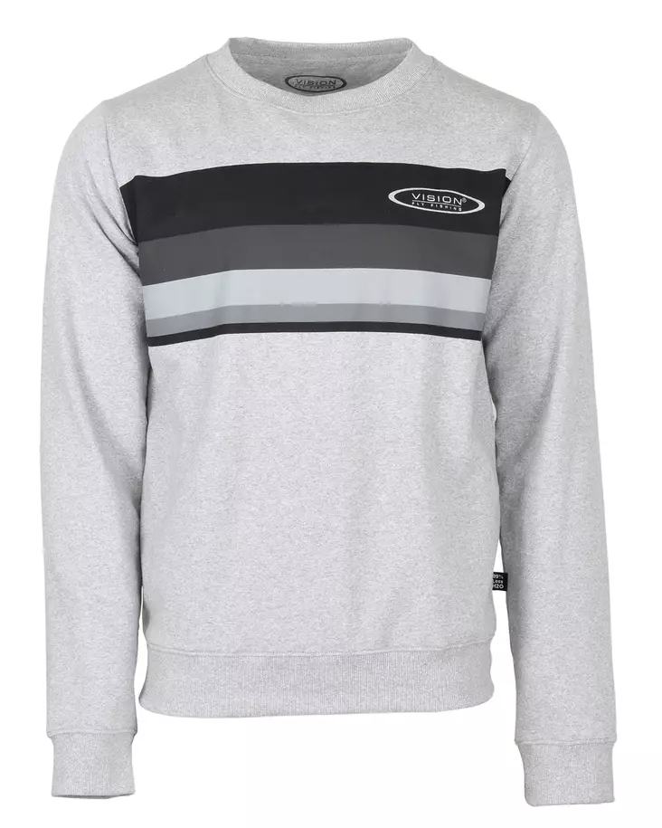 Vision Stripe College Grey - Sweatshirts - 6417512842501 - 1