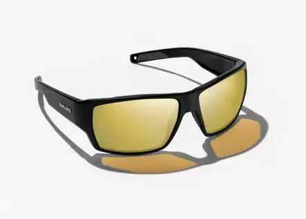 Bajio Vega Black Matte Yellow Mirror Glass - Glaslinsen - 840290913112 - 2