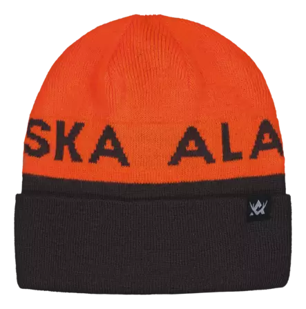 Alaska Reversible Beanie Brown/Orange - Kopfbedeckungen - 6438347050732 - 2