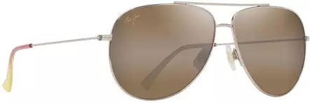 Maui Jim Hauoli XL - Shiny Gold Frame with HCL Bronze Lens - Kunststofflinsen - 603429080082 - 1