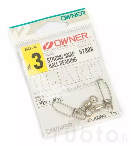 Owner Strong Snap & Ball Bearing - Karabiner und Wirbel - 4953873088452 - 2