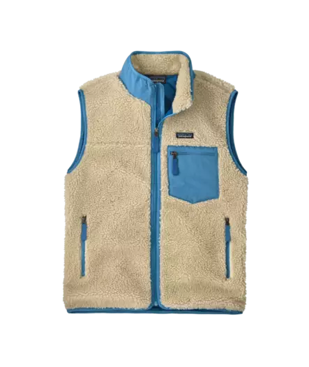 Patagonia M´s Classic Retro X Vest Dark Natural with Shore Blue - Isolierte Jacken - 198077803492 - 1