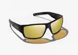 Bajio Vega Black Matte Yellow Mirror Glass - Glaslinsen - 840290913112 - 2