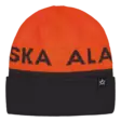Alaska Reversible Beanie Brown/Orange - Kopfbedeckungen - 6438347050732 - 1