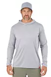 Grundens Tough Sun Masked Hoodie Mist - Hemden - 0840316330572 - 5