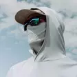 Grundens Tough Sun Masked Hoodie Mist - Hemden - 0840316330572 - 6