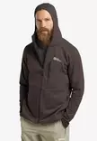 Jack Wolfskin Kolbenberg Hooded Full-Zip Jacket Peat - Isolierte Jacken - 4064886585262 - 2