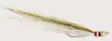 Jiggy Fly Dk. Olive/White #6 - Streamer - 7033841044042 - 1