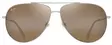 Maui Jim Hauoli XL - Shiny Gold Frame with HCL Bronze Lens - Kunststofflinsen - 603429080082 - 2