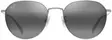 Maui Jim Kauwela - Shiny Silver Frame with Neutral Grey Lens - Kunststofflinsen - 603429084332 - 2