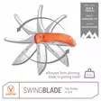 Outdoor Edge SwingBlade Orange - Jagdmesser - 743404200842 - 2