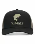 Simms Double Haul Trucker Stone Black - Trucker-Kappen - 694264673942 - 2