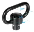 UTG Steel QD Sling Swivel 1.38" Loop - Riemenschwenker und Befestigungen - 4712274526822 - 2