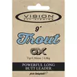 Vision Trout Leader 9' - Nylon-Vorfächer - 6417512300902 - 3