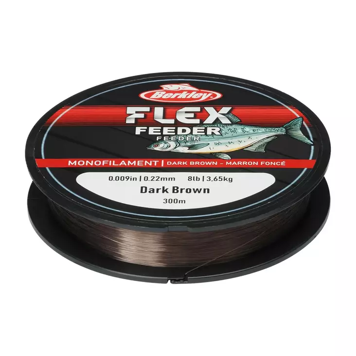 Berkley Flex Feeder 0,16mm Dark Brown - Monofile Feeder- & Matchschnüre - 028632986462 - 1