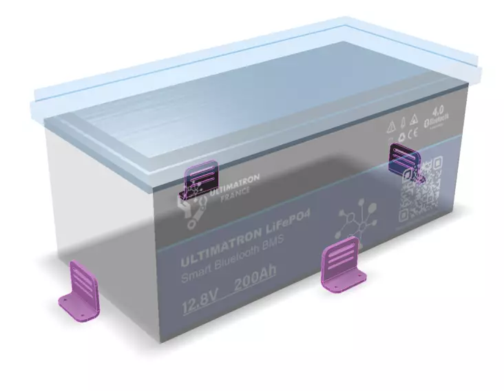 Catchy Aluminum Battery Tray Universal - Marinebatterien - 2302202322 - 1