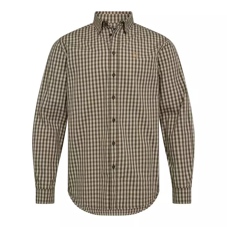 Deerhunter Baldwin Shirt Brown Check - Hemden - 5702827251102 - 1