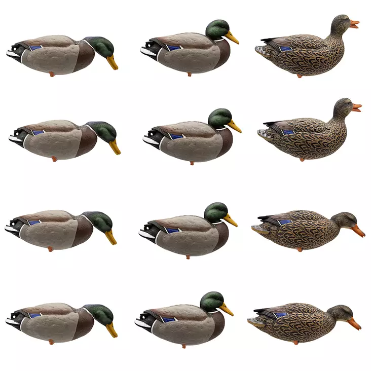 Final Approach Live Full Body Mallards 12pcs - Lockvögel - 071617045602 - 1