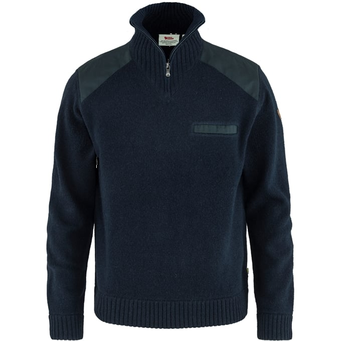 Fjällräven Koster Sweater Dark Navy - Hemden - 7392158934782 - 1